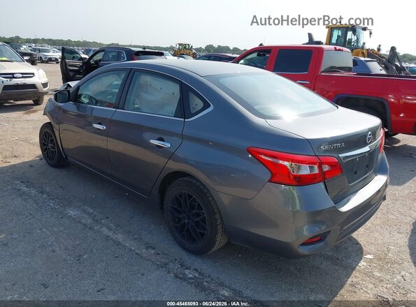 3N1AB7AP8JY310572 2018 NISSAN SENTRA Серый Задняя левая четверть