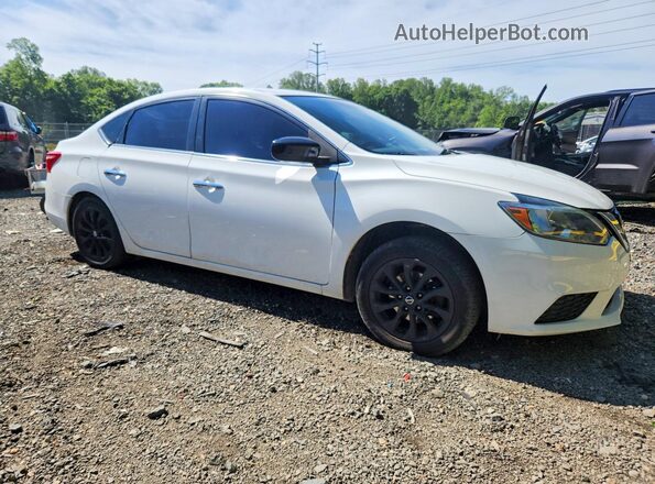 3N1AB7AP8JY315061 2018 NISSAN SENTRA White Delantero derecho
