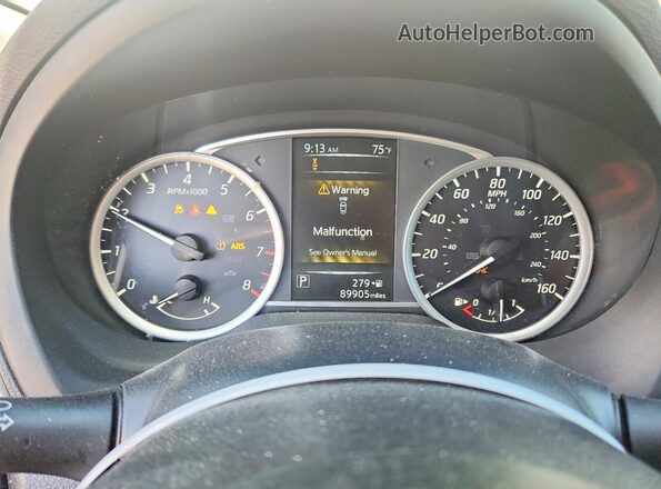 3N1AB7AP8JY315061 2018 NISSAN SENTRA White Vista del cuadro de instrumentos