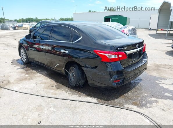 3N1AB7AP8JY315917 2018 NISSAN SENTRA Black Tył lewy