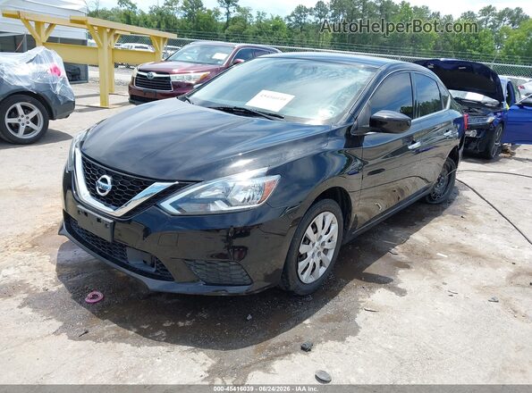 3N1AB7AP8JY315917 2018 NISSAN SENTRA Black Przód lewy