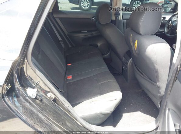 3N1AB7AP8JY315917 2018 NISSAN SENTRA Black Widok naklejki z numerem VIN