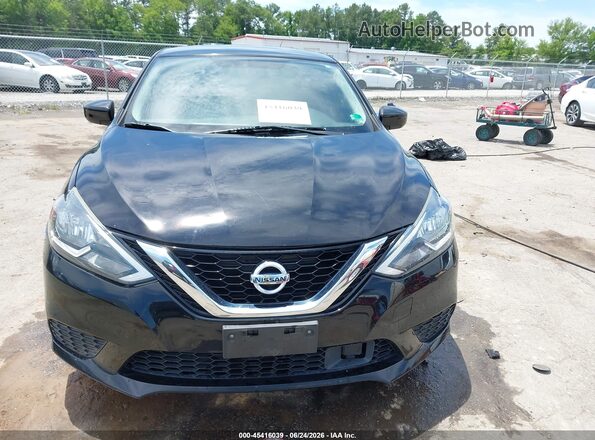3N1AB7AP8JY315917 2018 NISSAN SENTRA Black Widok zestawu wskaźników