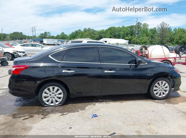 3N1AB7AP8JY315917 2018 NISSAN SENTRA Black Widok wnętrza z tyłu