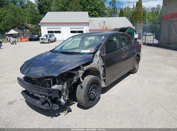 3N1AB7AP8JY318039 2018 NISSAN SENTRA Gray Widok zestawu wskaźników