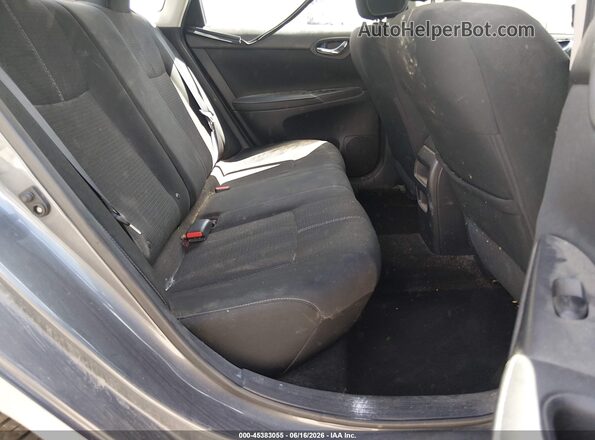 3N1AB7AP8JY318039 2018 NISSAN SENTRA Gray Widok naklejki z numerem VIN