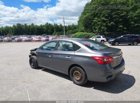 3N1AB7AP8JY318039 2018 NISSAN SENTRA Gray Tył lewy
