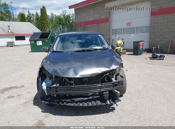 3N1AB7AP8JY318039 2018 NISSAN SENTRA Gray Widok z przodu