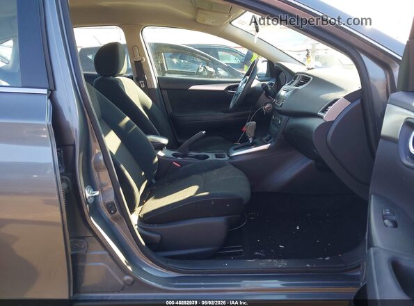 3N1AB7AP8JY321958 2018 NISSAN SENTRA Gray წინა სალონის ხედი