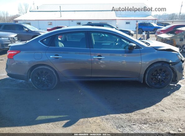 3N1AB7AP8JY321958 2018 NISSAN SENTRA Gray სალონის 360-გრადუსიანი ხედი