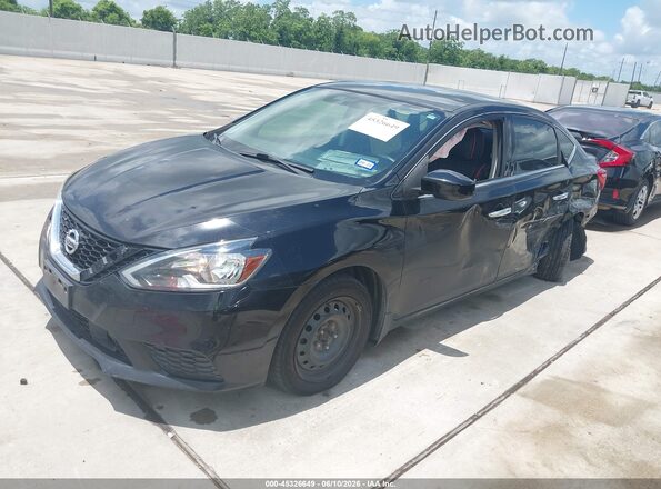 3N1AB7AP8JY333589 2018 NISSAN SENTRA Black Front left