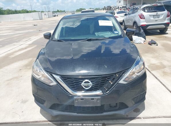 3N1AB7AP8JY333589 2018 NISSAN SENTRA Black Instrument cluster view