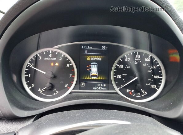 3N1AB7AP8JY341983 2018 NISSAN SENTRA Черный Вид щитка приборов