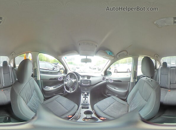 3N1AB7AP8JY341983 2018 NISSAN SENTRA Черный Панорамный вид салона 360°