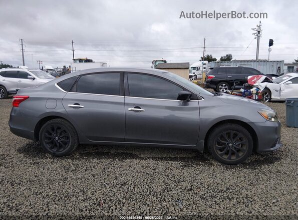 3N1AB7AP8JY346472 2018 NISSAN SENTRA Серый Панорамный вид салона 360°