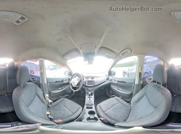3N1AB7AP8KL626584 2019 NISSAN SENTRA Black სალონის 360-გრადუსიანი ხედი