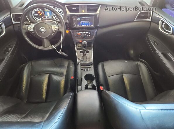 3N1AB7AP8KY216774 2019 NISSAN SENTRA Gray Widok deski rozdzielczej