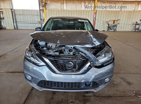 3N1AB7AP8KY216774 2019 NISSAN SENTRA Gray Widok z przodu