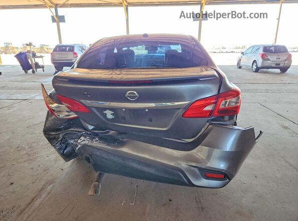 3N1AB7AP8KY216774 2019 NISSAN SENTRA Gray Widok z tyłu