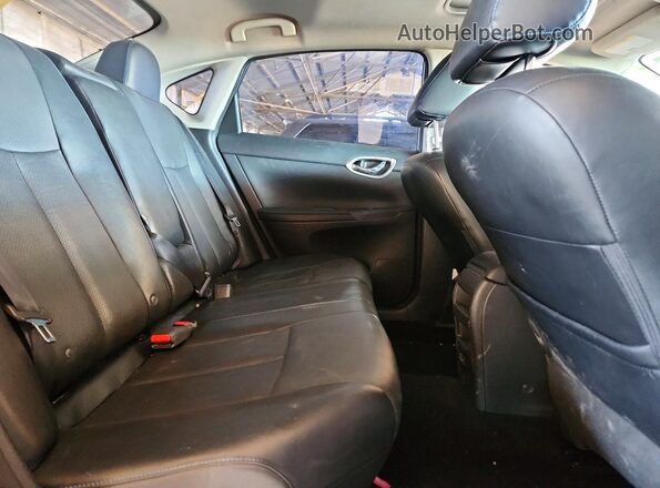 3N1AB7AP8KY216774 2019 NISSAN SENTRA Gray Widok tylnych siedzeń