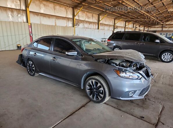 3N1AB7AP8KY216774 2019 NISSAN SENTRA Gray Przód prawy