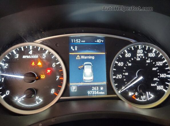 3N1AB7AP8KY216774 2019 NISSAN SENTRA Gray Widok zestawu wskaźników
