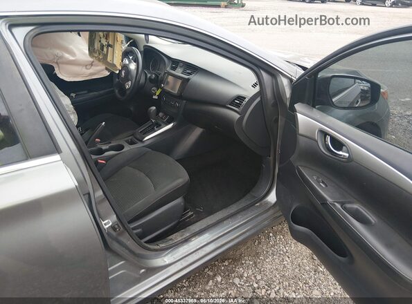 3N1AB7AP8KY217066 2019 NISSAN SENTRA Gray წინა სალონის ხედი