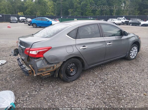 3N1AB7AP8KY217066 2019 NISSAN SENTRA Gray უკანა მარჯვენა
