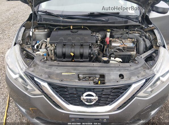 3N1AB7AP8KY217066 2019 NISSAN SENTRA Gray უკანა ხედი