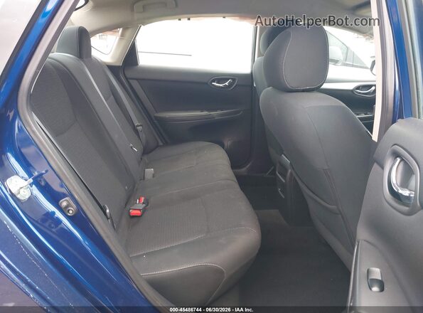 3N1AB7AP8KY217598 2019 NISSAN SENTRA Blue VIN sticker view