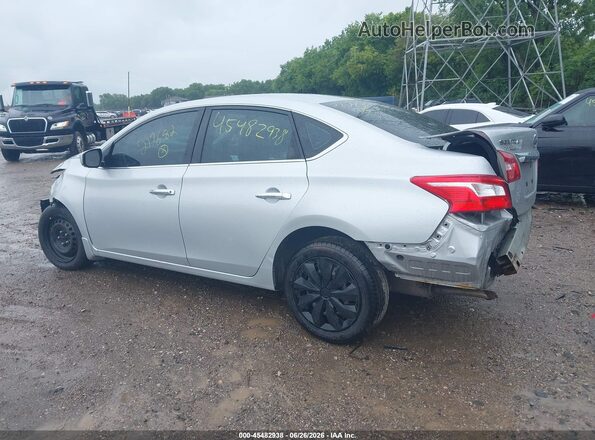 3N1AB7AP8KY217682 2019 NISSAN SENTRA Burgundy Tył lewy
