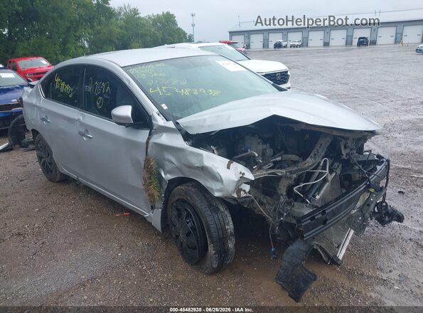 3N1AB7AP8KY217682 2019 NISSAN SENTRA Burgundy Widok z przodu