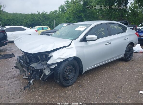 3N1AB7AP8KY217682 2019 NISSAN SENTRA Burgundy Przód lewy