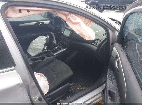 3N1AB7AP8KY217682 2019 NISSAN SENTRA Burgundy Widok wnętrza z przodu