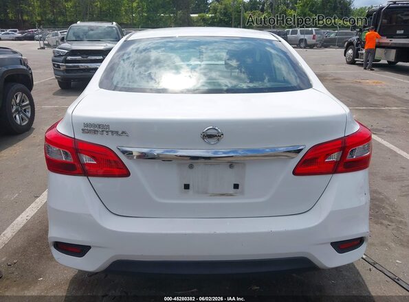 3N1AB7AP8KY226933 2019 NISSAN SENTRA White 