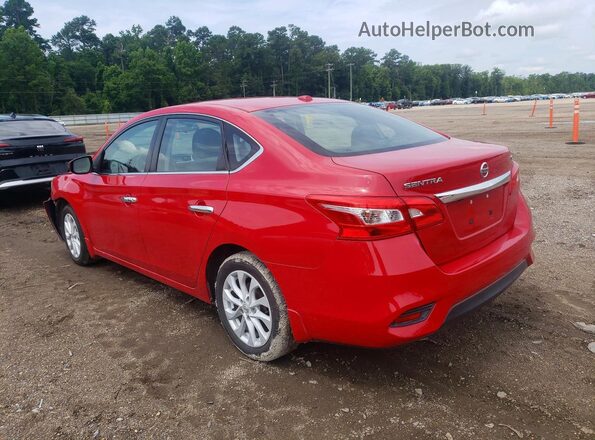 3N1AB7AP8KY239424 2019 NISSAN SENTRA Red 