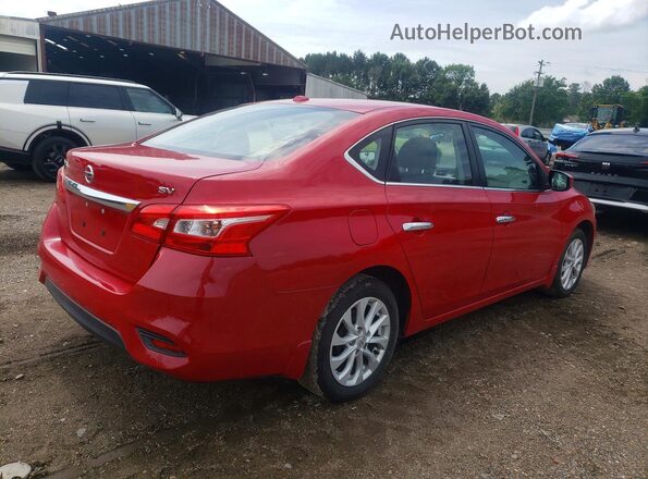 3N1AB7AP8KY239424 2019 NISSAN SENTRA Red 