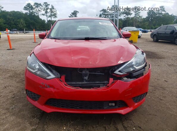 3N1AB7AP8KY239424 2019 NISSAN SENTRA Red 