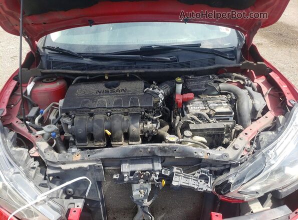 3N1AB7AP8KY239424 2019 NISSAN SENTRA Red 