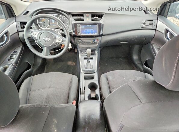3N1AB7AP8KY241187 2019 NISSAN SENTRA Blue Vista del salpicadero