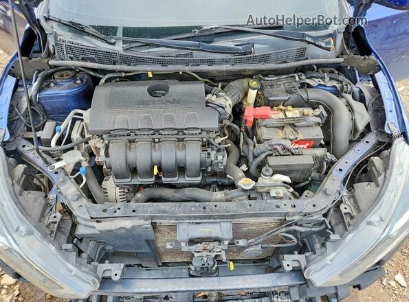 3N1AB7AP8KY241187 2019 NISSAN SENTRA Blue Vista interior trasera
