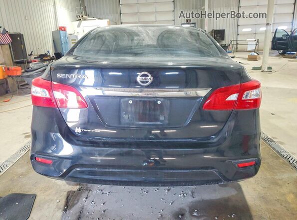 3N1AB7AP8KY262881 2019 NISSAN SENTRA Черный Вид сзади