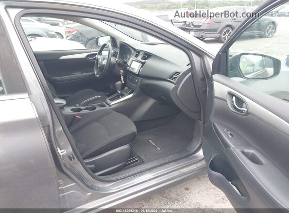 3N1AB7AP8KY267630 2019 NISSAN SENTRA Gray Front interior view