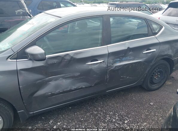 3N1AB7AP8KY267630 2019 NISSAN SENTRA Gray Front view