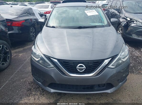 3N1AB7AP8KY267630 2019 NISSAN SENTRA Gray Instrument cluster view