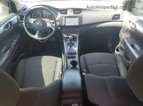 3N1AB7AP8KY269846 2019 NISSAN SENTRA White Առջևի վահանակի տեսք