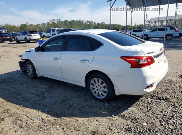 3N1AB7AP8KY269846 2019 NISSAN SENTRA White Հետևի ձախ