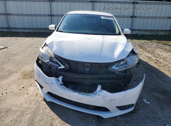3N1AB7AP8KY269846 2019 NISSAN SENTRA White Դիմացի տեսք