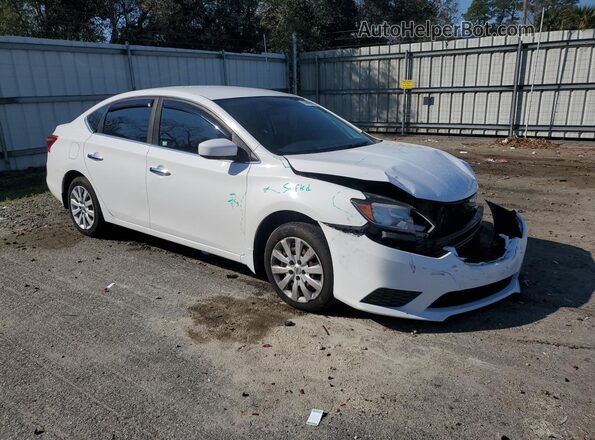 3N1AB7AP8KY269846 2019 NISSAN SENTRA White Առջևի աջ