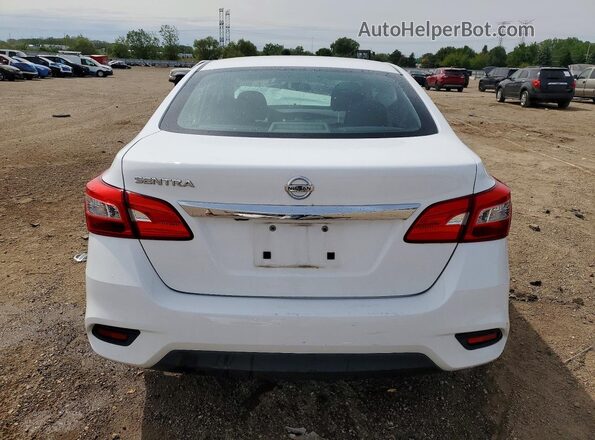3N1AB7AP8KY275968 2019 NISSAN SENTRA Белый Вид сзади
